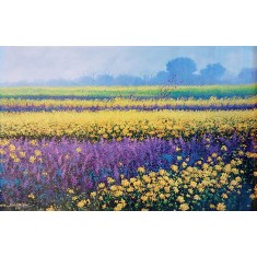 Abdul Jabbar, 40 x 60 Inch, Acrylic on Canvas, Landscape Painting, AC-ABJ-056